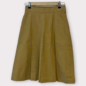 Deer and flyer khaki preppy hunter skirt